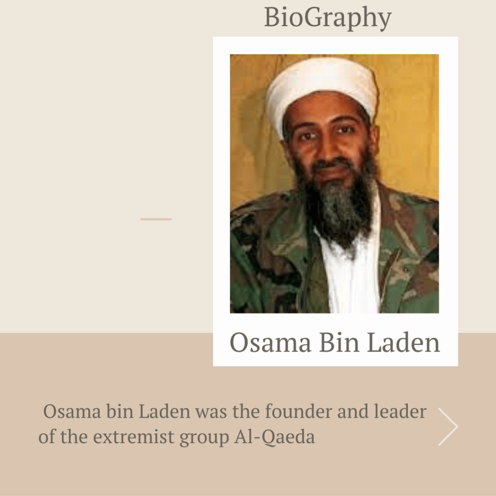 Osama Bin Ladan / Omar Bin Laden 