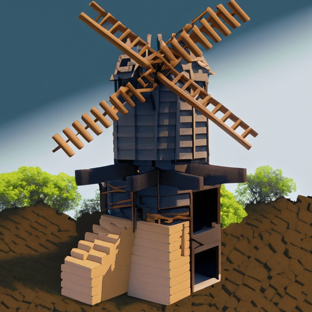 Minecraft Windmill Construction