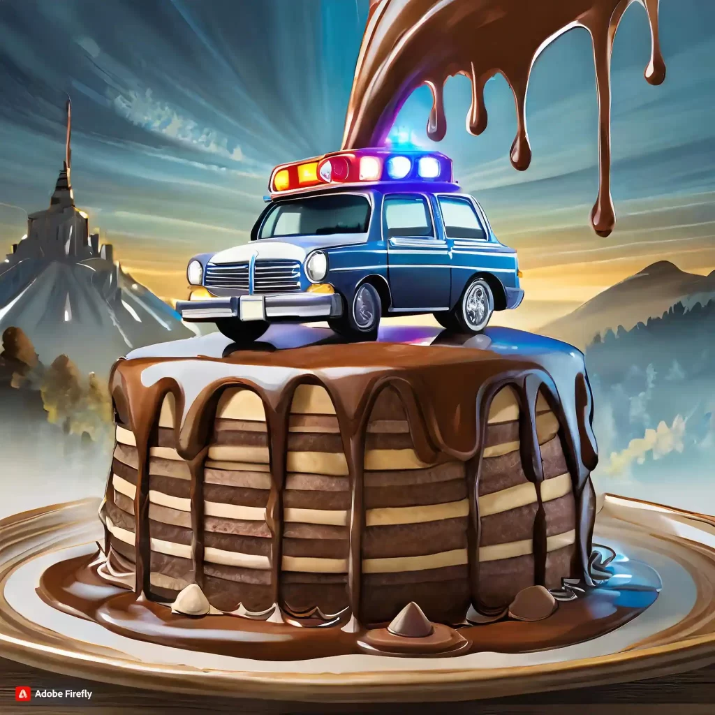Car Cake Design For Boys | Police car cake design