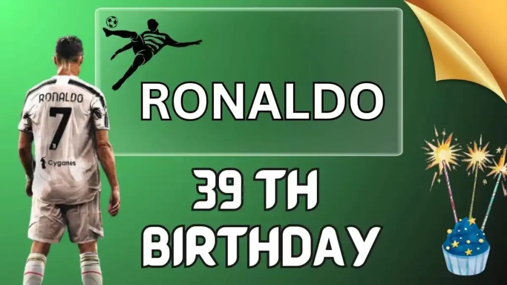 CR7's 39th Birthday Celebration with Cake and Trophies| cr7 birthday