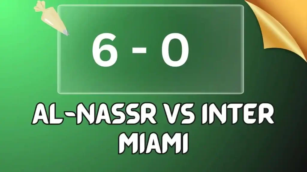 Soccer match madness: Al-Nassr and Inter Miami players in action, capturing the thrill and excitement of the game.